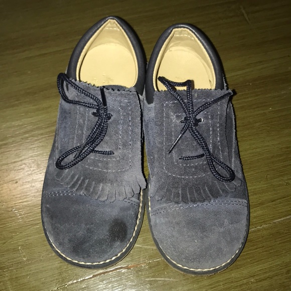 Suede navy blue  shoes size 28 - Picture 3 of 8